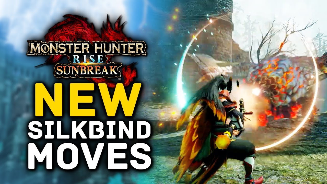 Monster Hunter Rise Sunbreak - NEW Silkbind Weapon Moves & Hunting Actions