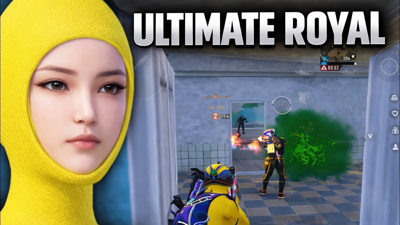 1v4 Clutch in Ultimate Royal 🔥 Solo vs Squad PUBG Mobile