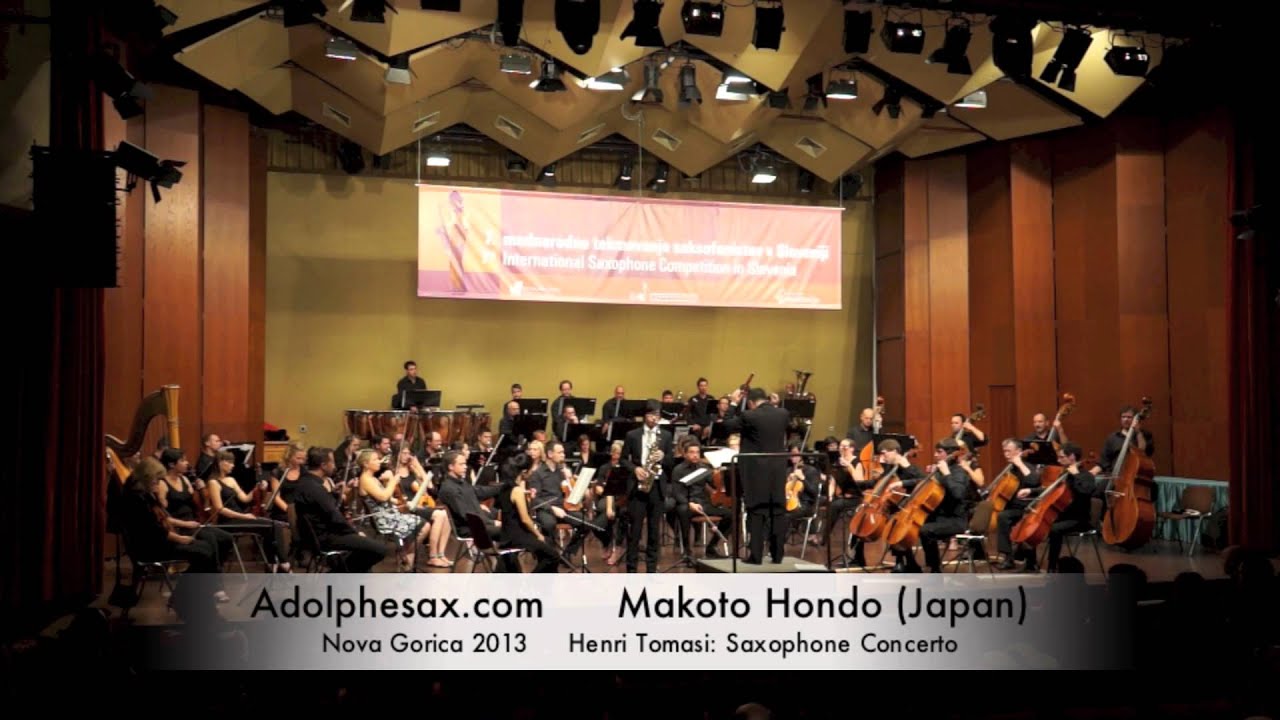 Makoto Hondo - Nova Gorica 2013  -  Henri Tomasi: Saxophone Concerto