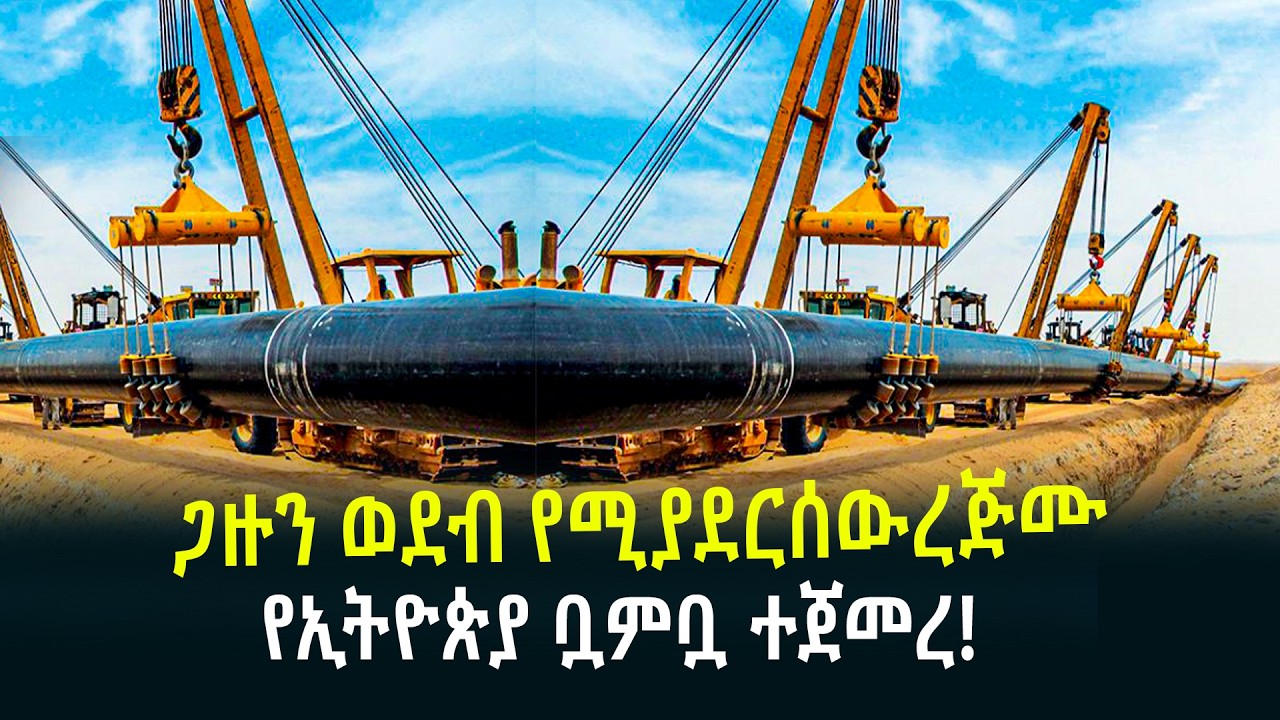 ጋዙን ወደብ የሚያደርሰውረጅሙ የኢትዮጵያ ቧምቧ ተጀመረ March 13, 2026