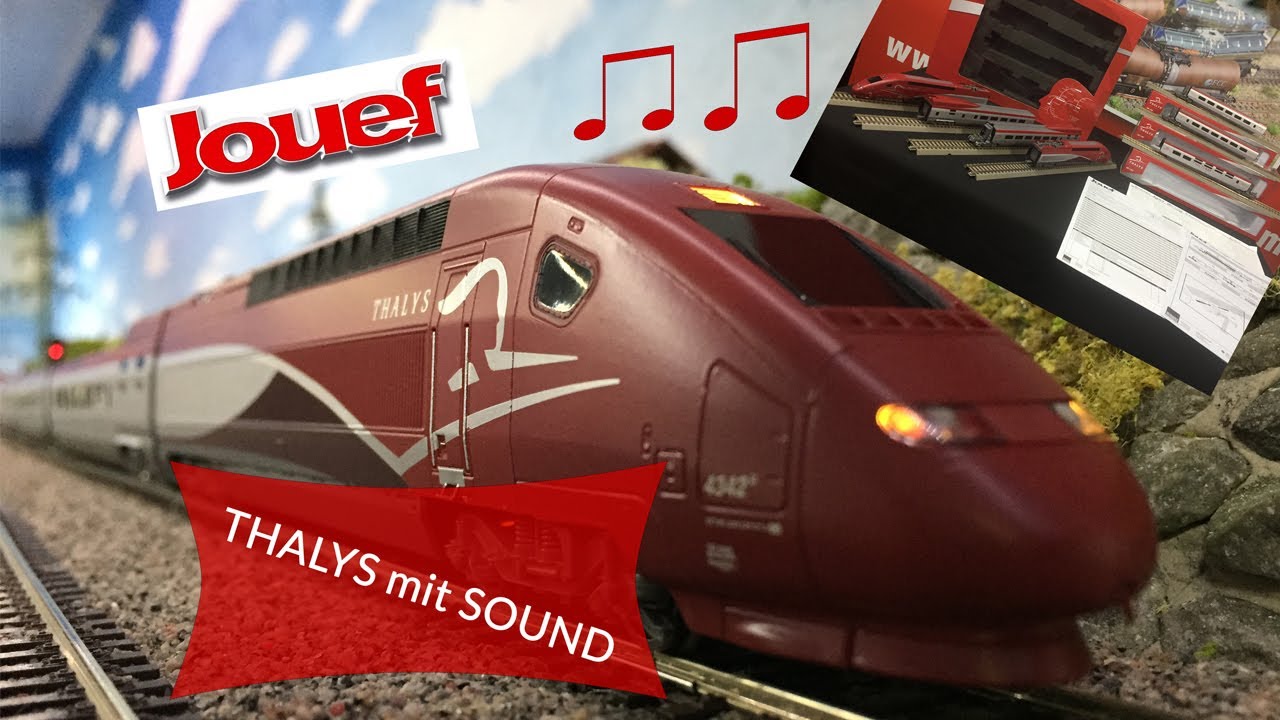 Produktvorstellung: Elektrotriebzug Thalys PBKA (Paris, Brüssel, Köln, Amsterdam) Sound - Jouef - H0