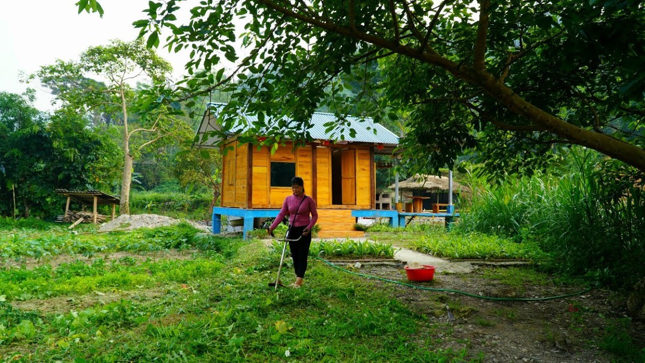 Build walls, finish the new bamboo house, and do the gardening.