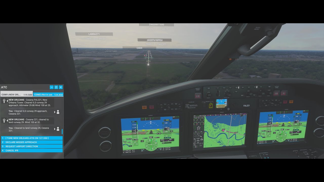 FS2020 - How to complete a ILS Approach in Cessna Citation Longitude (See description)