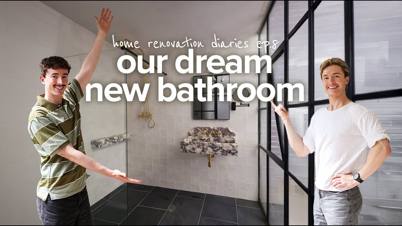 SMALL BATHROOM RENOVATION | Before & After London Shower Room Reveal