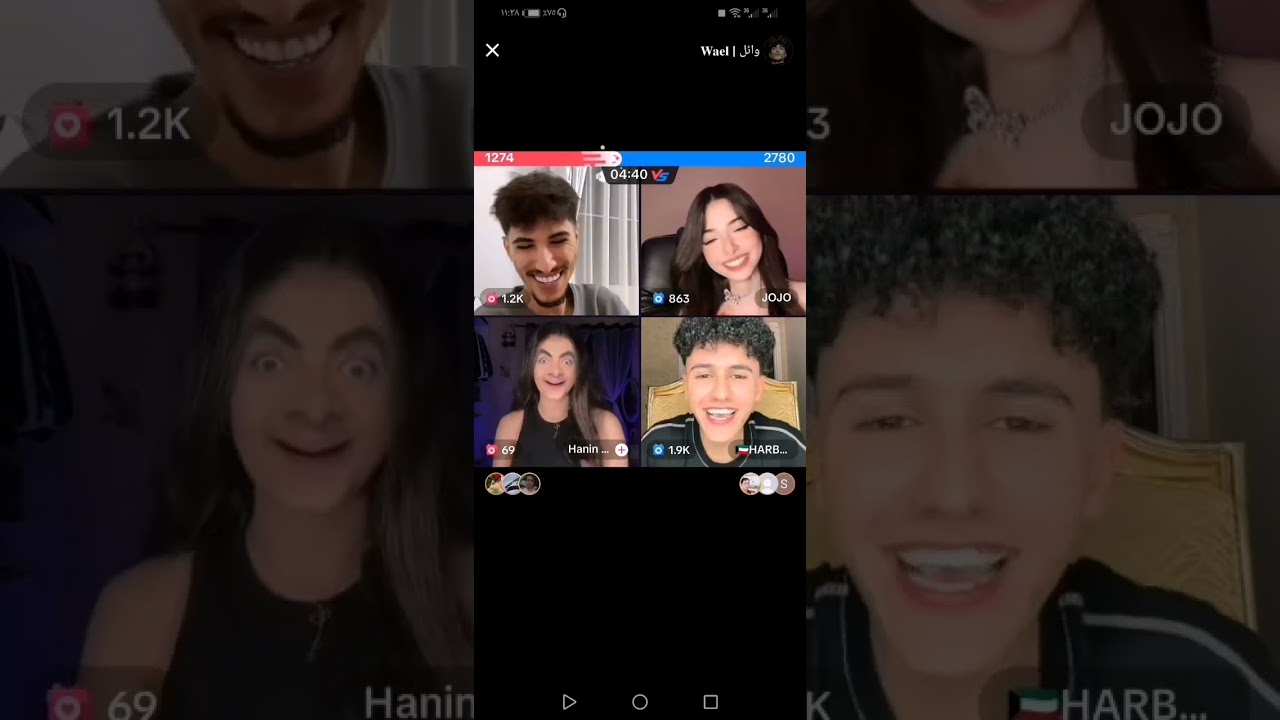 تعارف وائل مع جوجو وحربي ❤❤