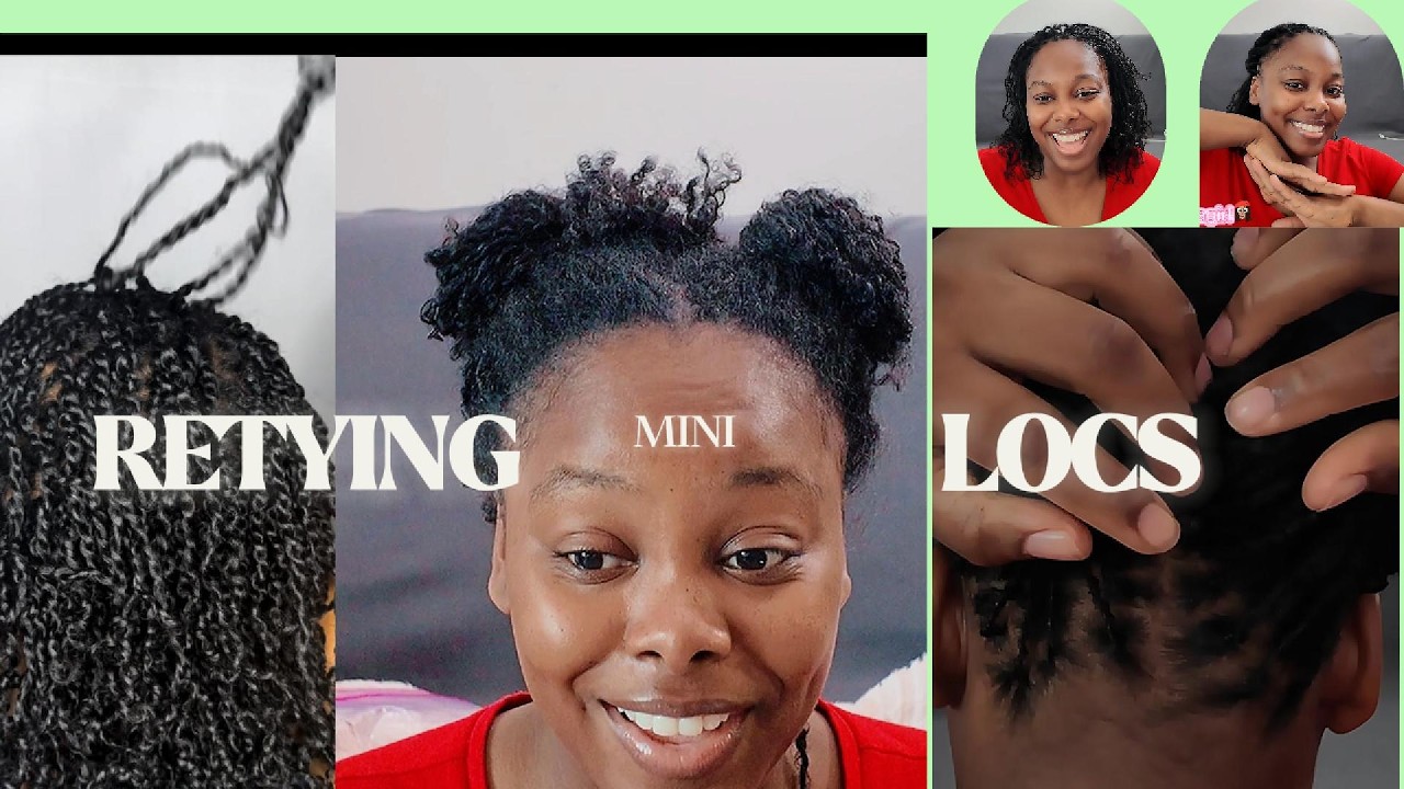 How to retwist/retie your locs - interlocking