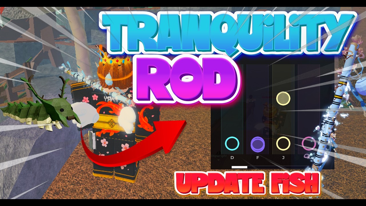 Guía Completa: Cómo conseguir todos los peces para los Tranquility rod✨