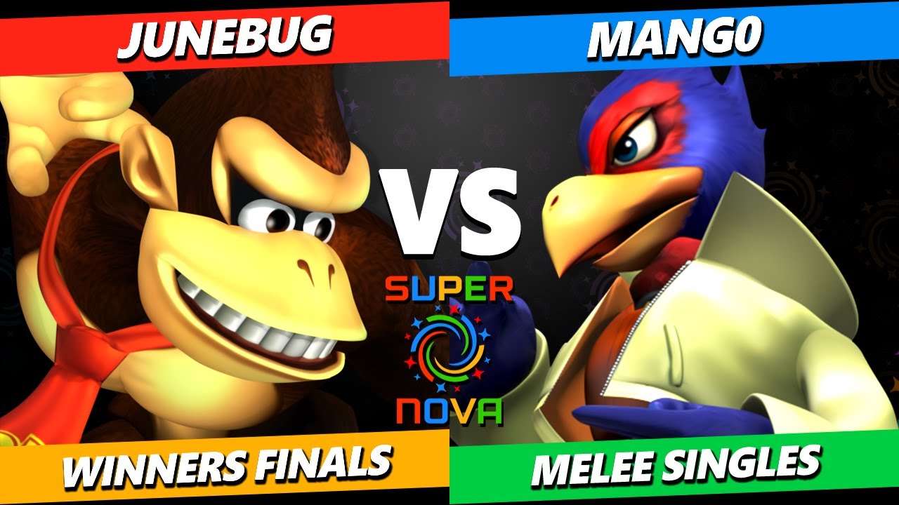 Supernova 2024 WINNERS FINALS - Junebug (Donkey Kong) Vs. Mango (Falco) Smash Melee Tournament