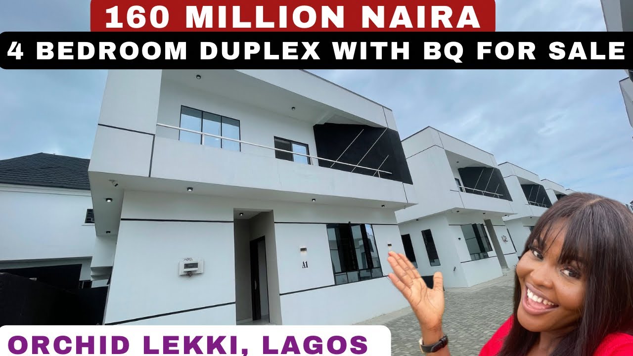 160 Million Naira 4 Bedroom Duplex With BQ For Sale In Orchid Lekki Lagos