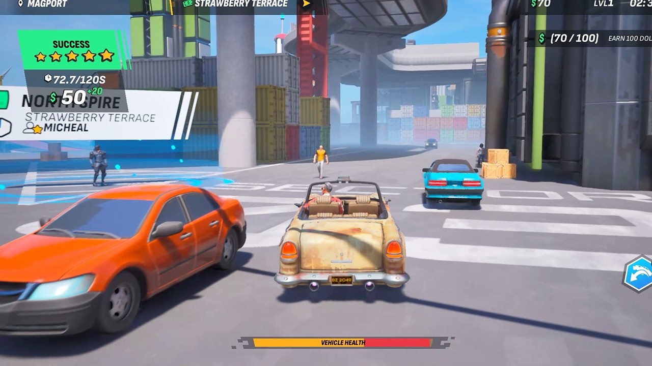 Taxi Chaos 2 - PC Gameplay (1080p60fps)