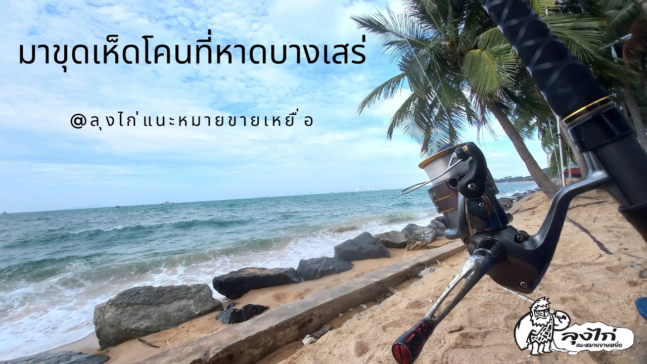 หาดบางเสร่ หมายตกปลาเห็ดโคน  @ลุงไก่แนะหมายขายเหยื่อ  EP26