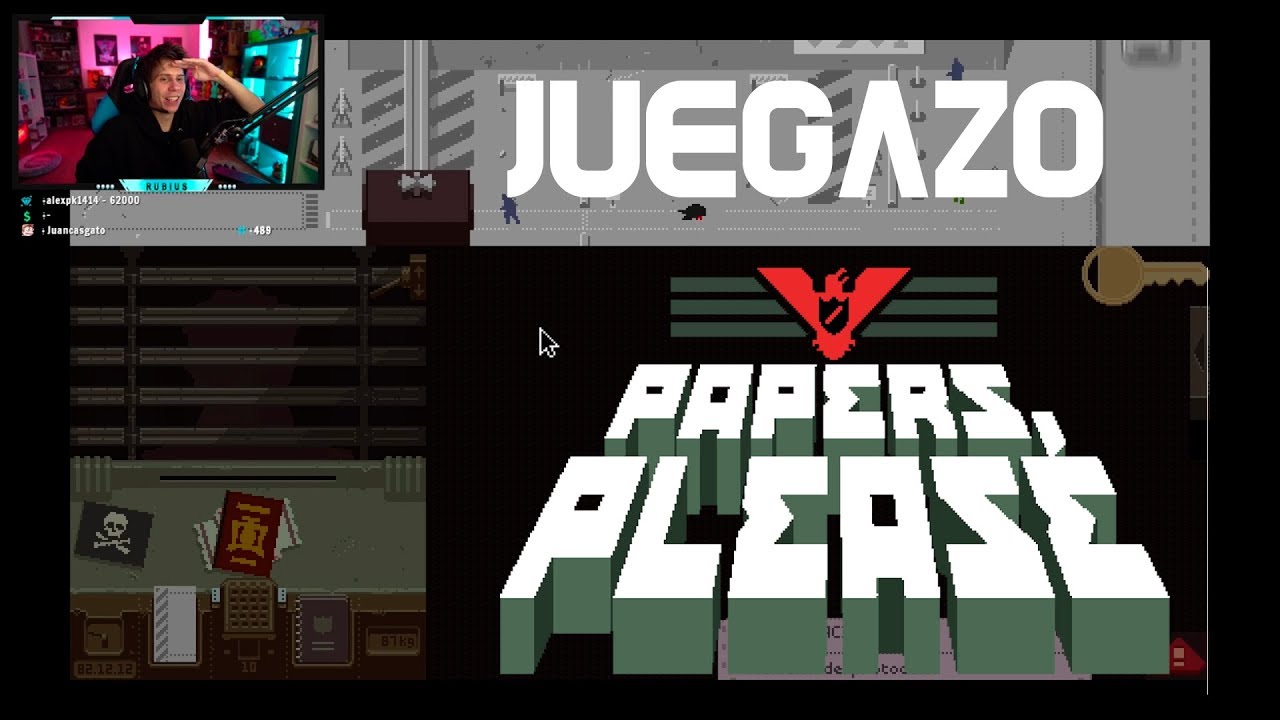 RUBIUS PAPERS PLEASE #4 || TRAFICANDO EN LA ADUANA || DIRECTO COMPLETO TWITCH