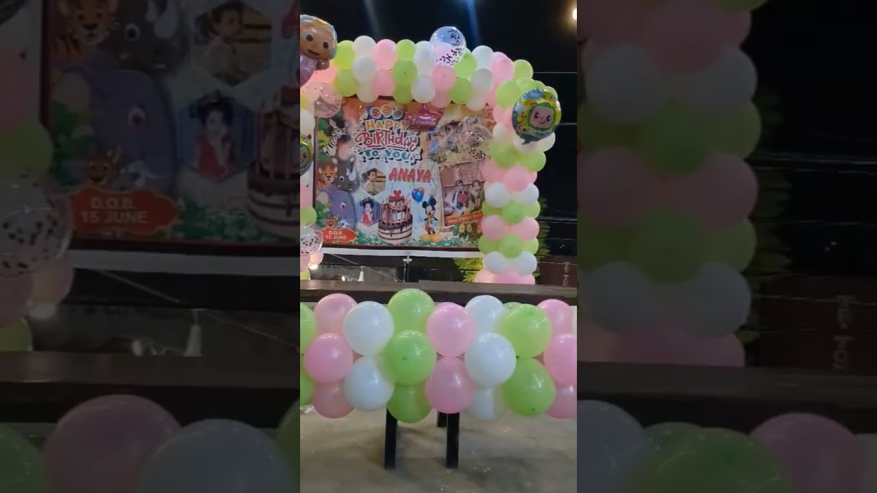 COCOMELAN THEME SETUP AVAILABLE HERE BOOK NOW HABIB PAPPER DECORATIONS #balloon #roomdecorate