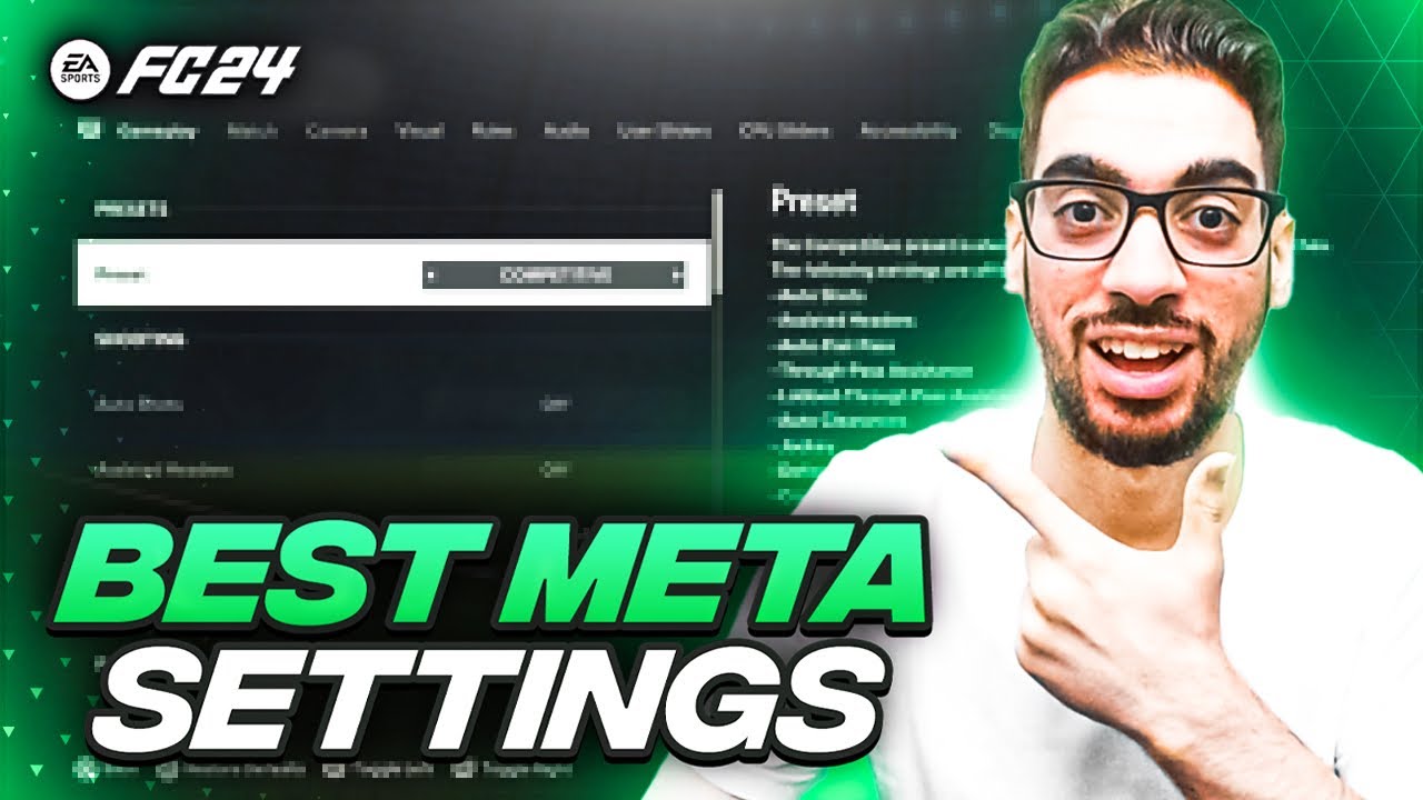 The BEST META Controller & Camera SETTINGS In EA FC 24 Ultimate Team