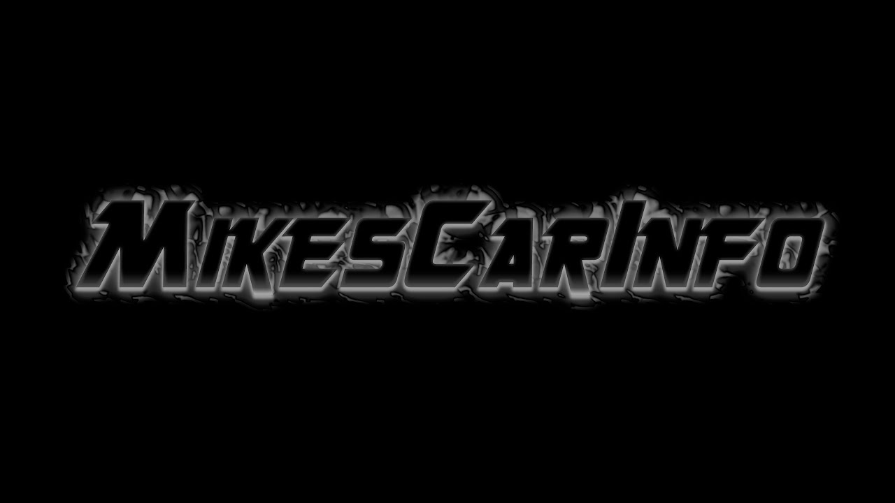 ♪♫♬ MikesCarInfo Channel Trailer