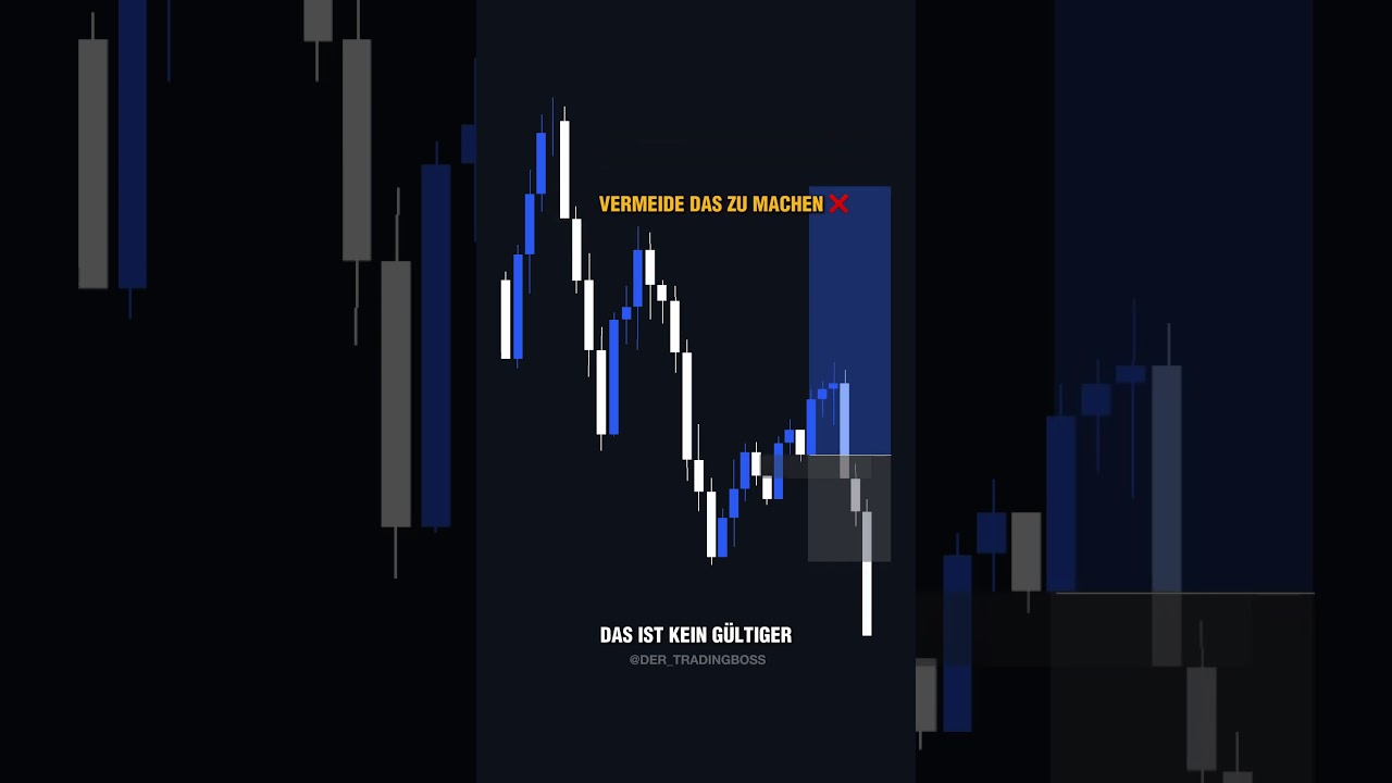 Vermeide diesen Fehler: Trade nicht gegen den Trend! 
