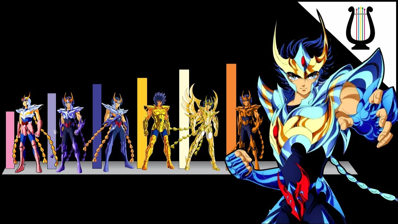Todas las Armaduras del Fénix desde la época del Mito (evolución) - Caballeros del Zodiaco