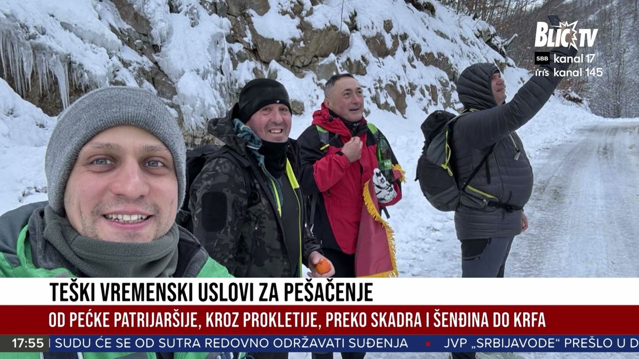 PLANIRANI SA KRFA: Kretali se putem kojim su naši vojnici prolazili tokom zime u Prvom svetskom ratu