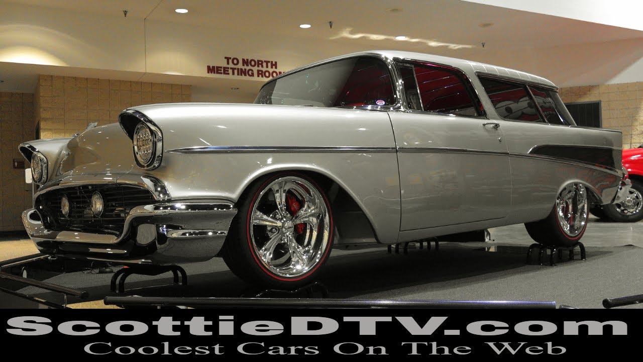 1957 Chevrolet Nomad Wagon Hot Rod  2022 World Of Wheels Custom Car Show Birmingham