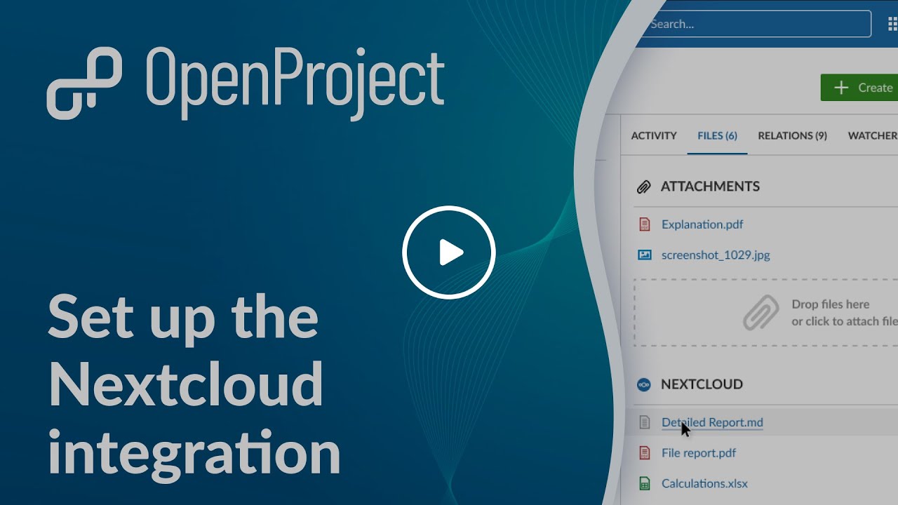 OpenProject Nextcloud Integration Set up