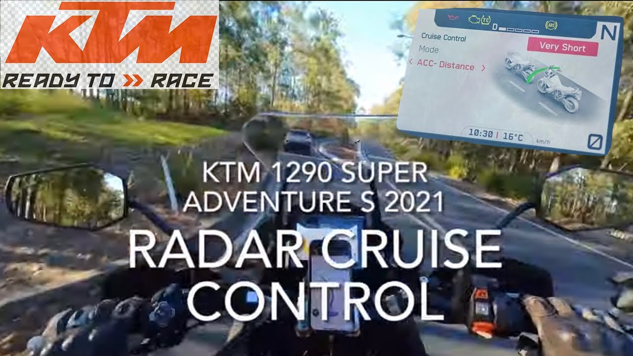 2021 KTM 1290 Super Adventure S Radar Cruise | Active Cruise Control Review
