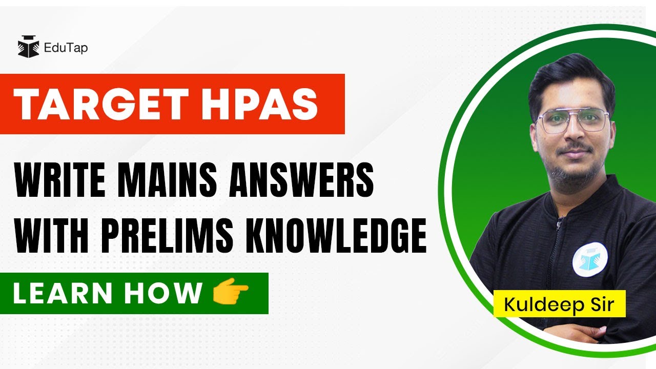 Answer Writing for HPAS Mains | How to Write Mains Answers in HPAS | HPAS Mains Preparation Strategy