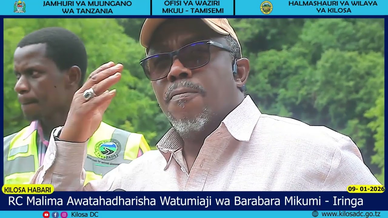 WATUMIAJI WA BARABARA YA MIKUMI - IRINGA WATAHADHARISHWA