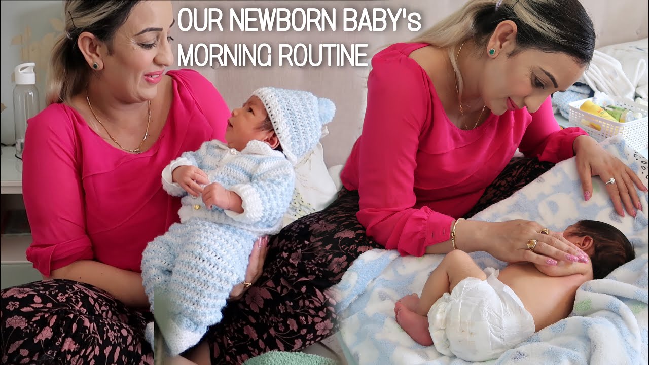 OUR NEWBORN BABY ARMAAN MORNING ROUTINE 💆‍♂️Indian Mom With 3 Kids Life📍NL🇳🇱 Vlog312