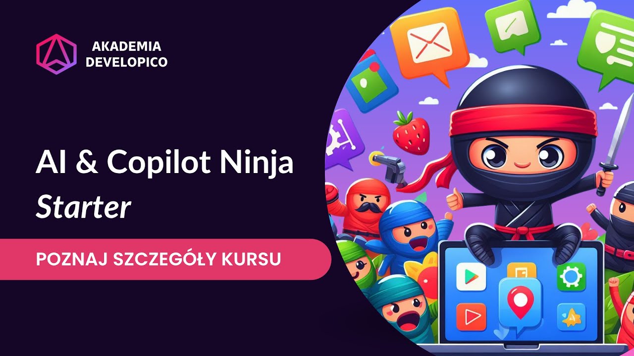 Poznaj szczegóły kursu AI & Copilot Ninja Starter! 🥷 Startujemy 18 listopada 2025!
