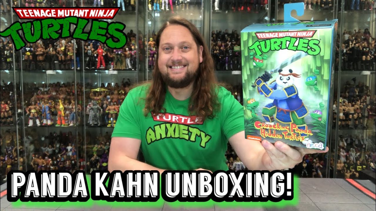 Panda Kahn NECA Teenage Mutant Ninja Turtles Unboxing & Review!