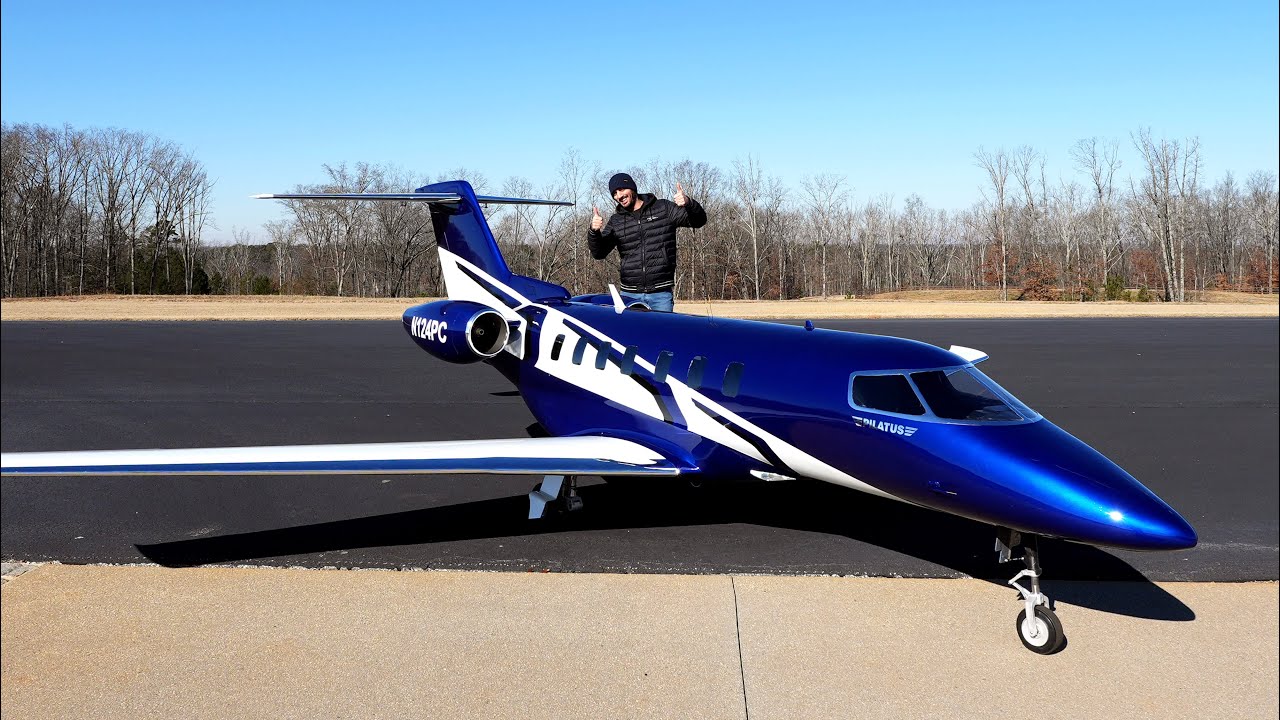 6 meters Pilatus PC-24 new paint and test flight