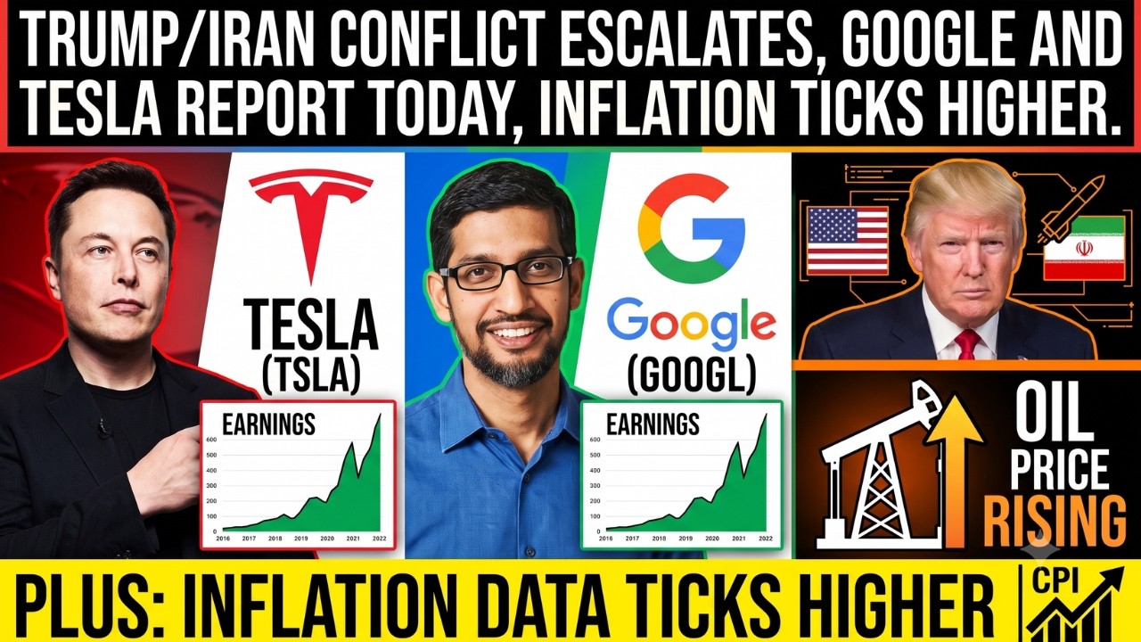 Trump/Iran Escalations, Inflation Rising, Big Tech on Display Today