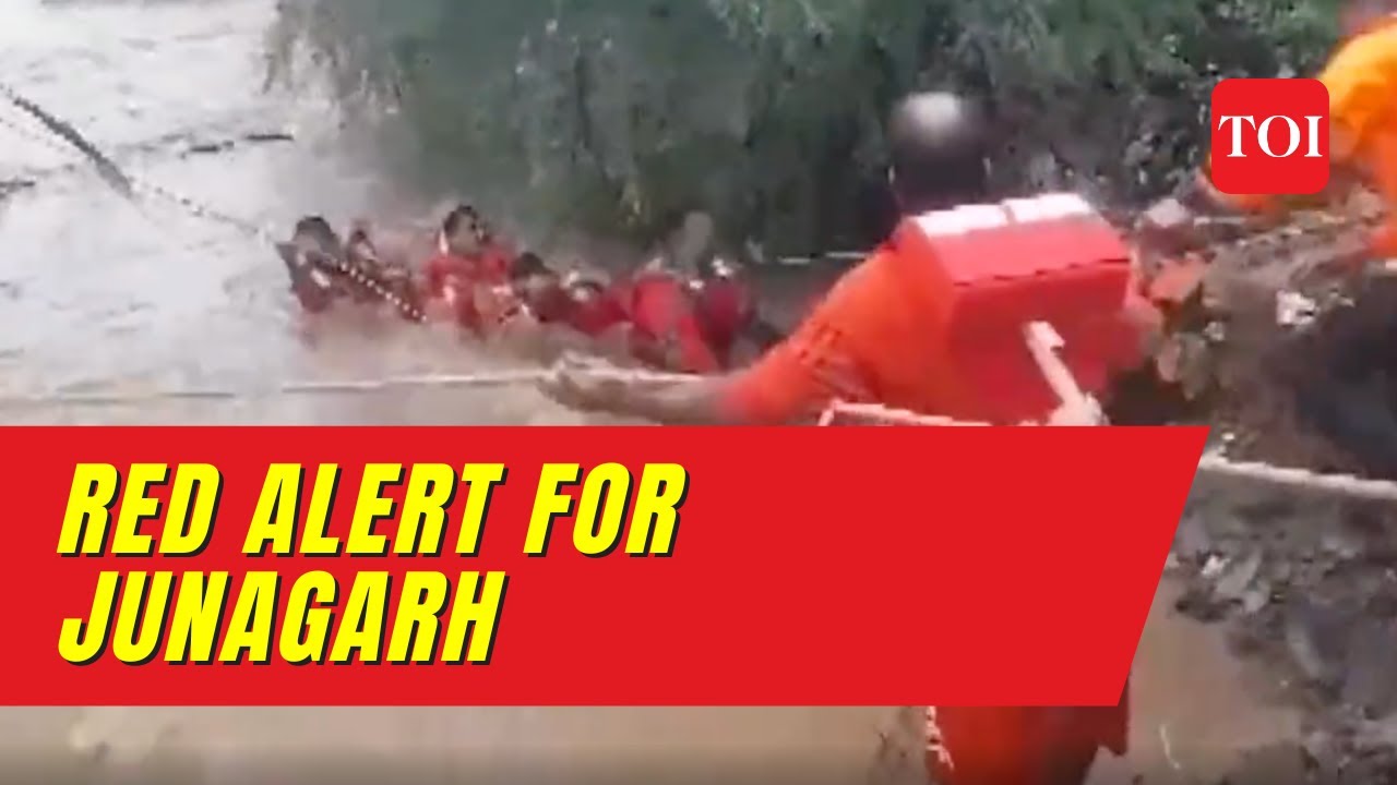 Heavy rains cause flooding in low-lying areas in Junagadh, NDRF rescues several people