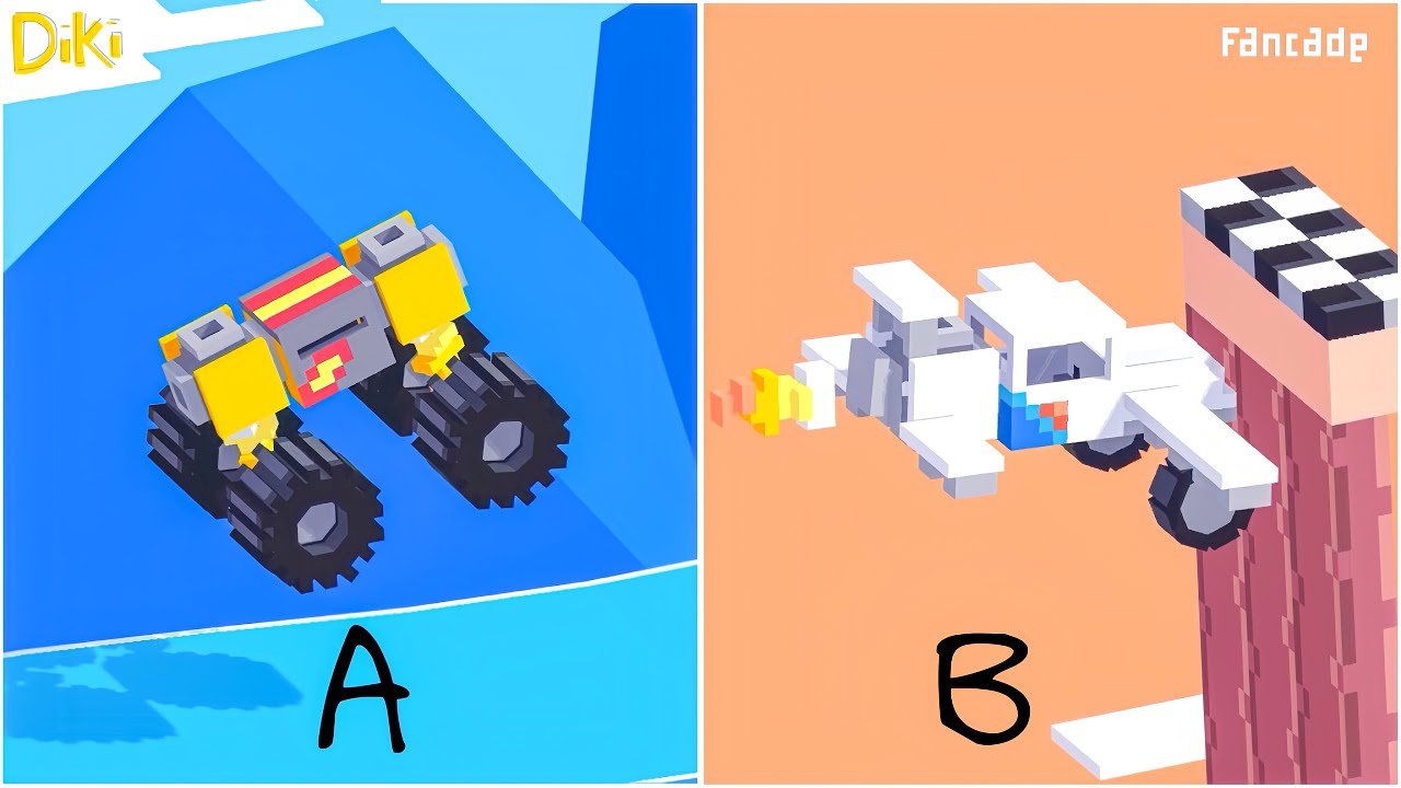 Fancade Drive Troll & Lift Off: Unexpected Trolls Challenge – Where's the Finish Line?