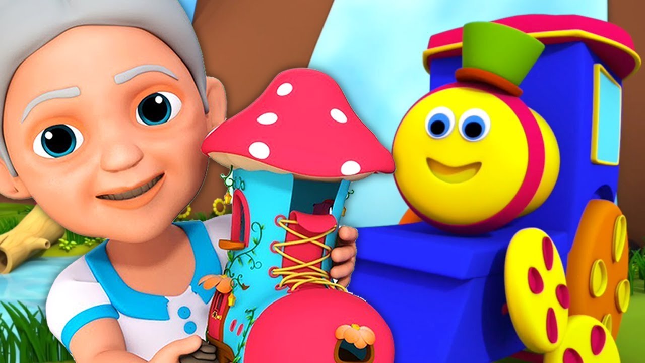 Bob el tren | anciana que vivían en zapato | Old Woman Who lived In A Shoe | Bob The Train Espanol