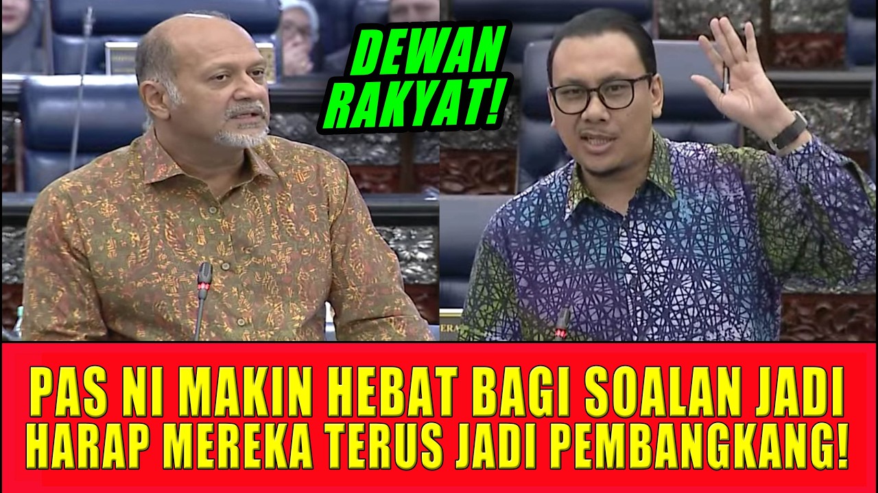 PAS NI MAKIN HEBAT BAGI SOALAN JADI HARAP MEREKA TERUS JADI PEMBANGKANG!