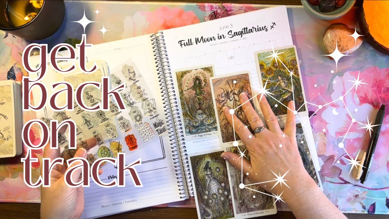 ReALIGN at the Sagittarius Full Moon 🌕 June 2023 #tarotjournal