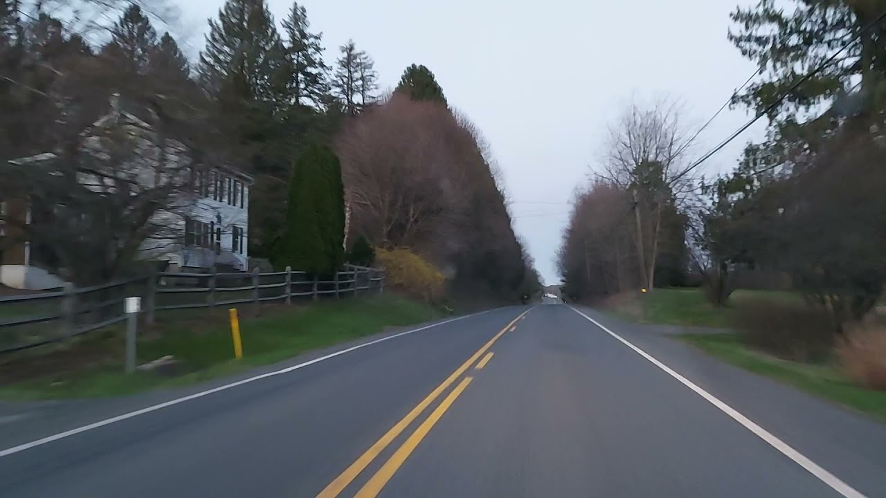 Driving from New Ringgold to Andreas ,Pennsylvania