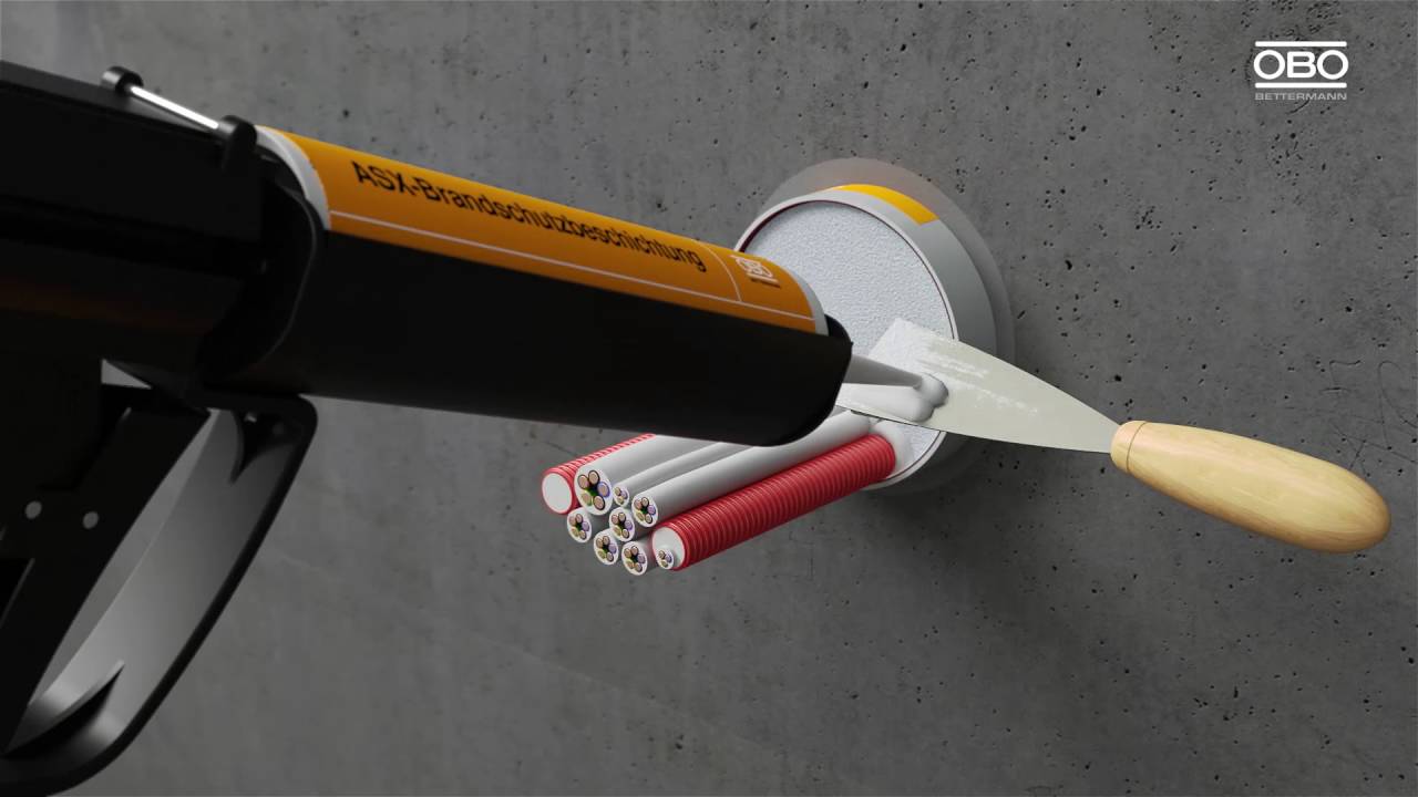 Mounting of PYROCOMB® Intube – OBO Bettermann