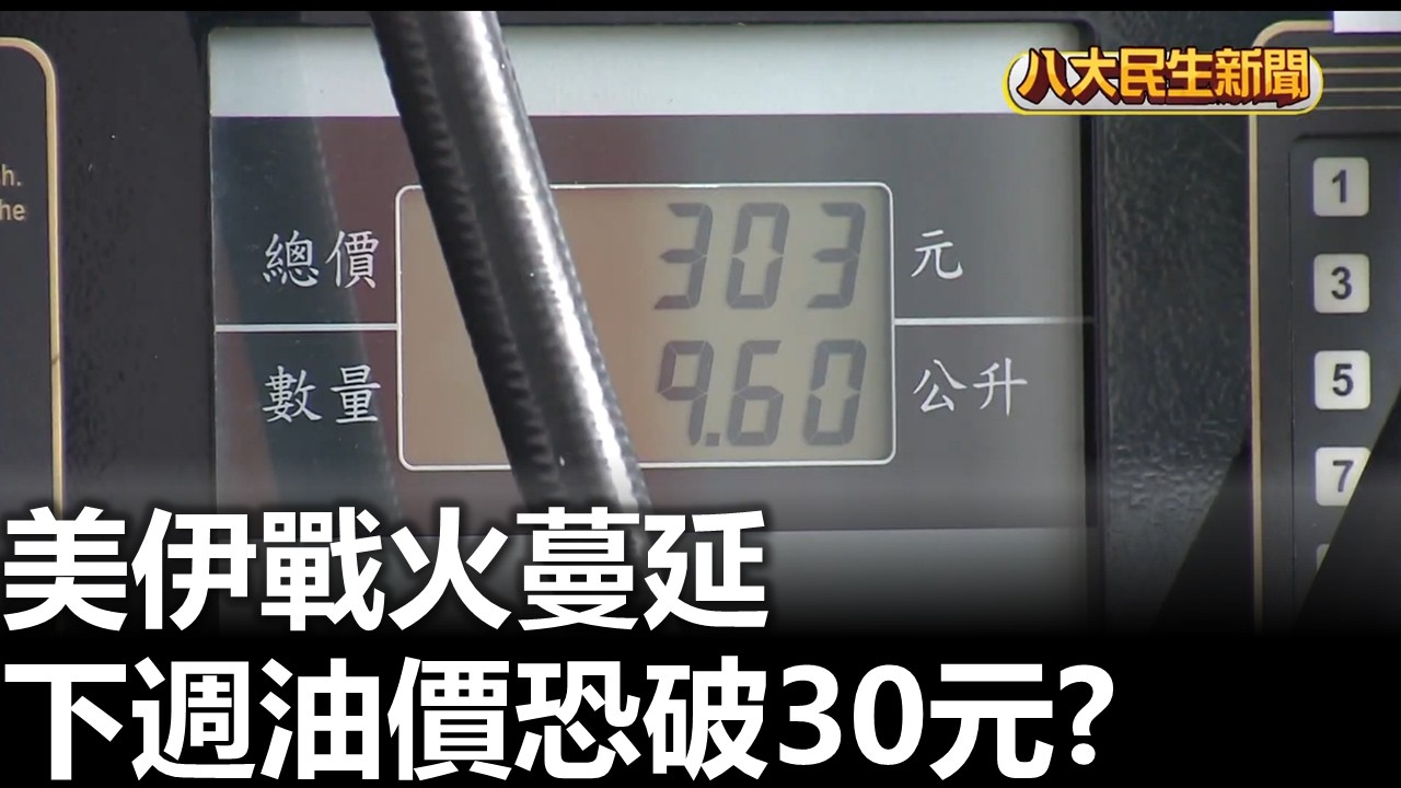 美伊戰火蔓延 下週油價恐破30元? |【民生八方事】| 2026030605 #八大民生新聞
