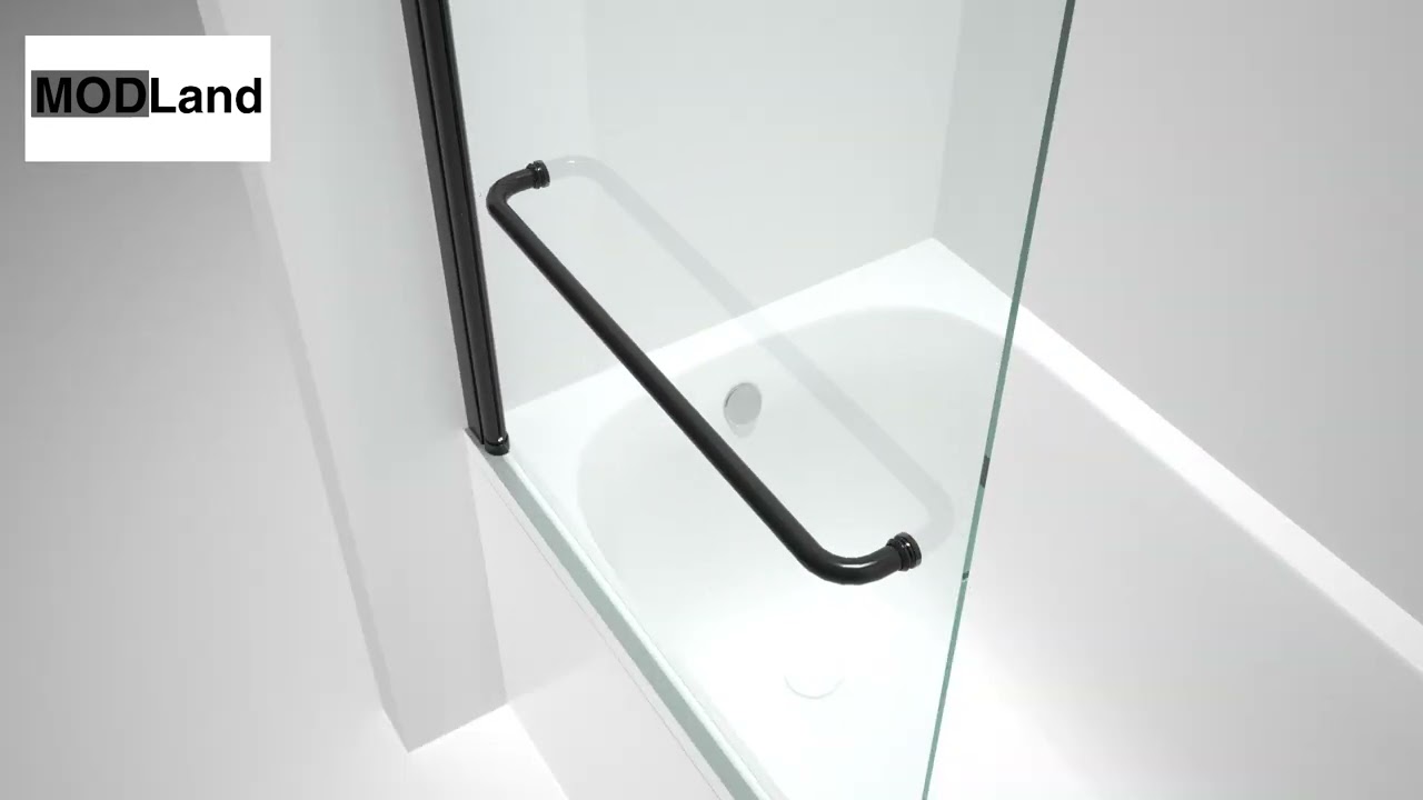 Installation of Sliding Frameless Bathtub Doors