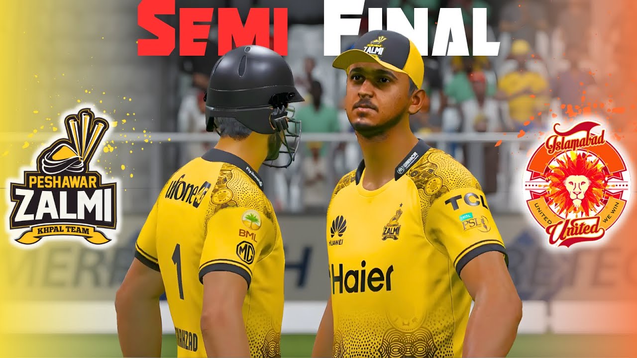 BIG Match ka Player? 🔥 Peshawar Zalmi vs Islamabad United🔥 PSL Semi Final 💚 Cricket 24 Career Mode 🏏
