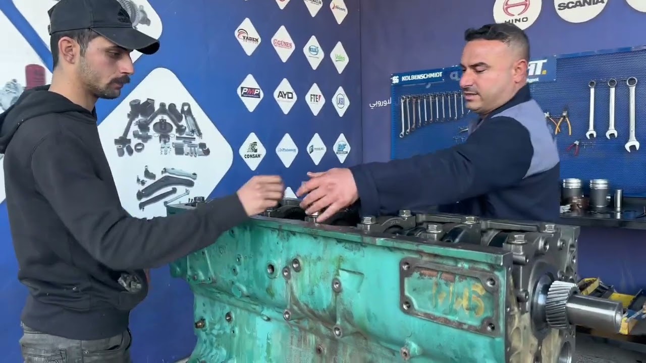 تعمير وشرح عن محرك فولفو F12 رايمر مع وسام🎖️الفيتر 🇮🇶 وشكرا لكم 💐🛠️🪛🔨🔩⚒️⚙️🔧❤️👌🎥 part 1 ✅