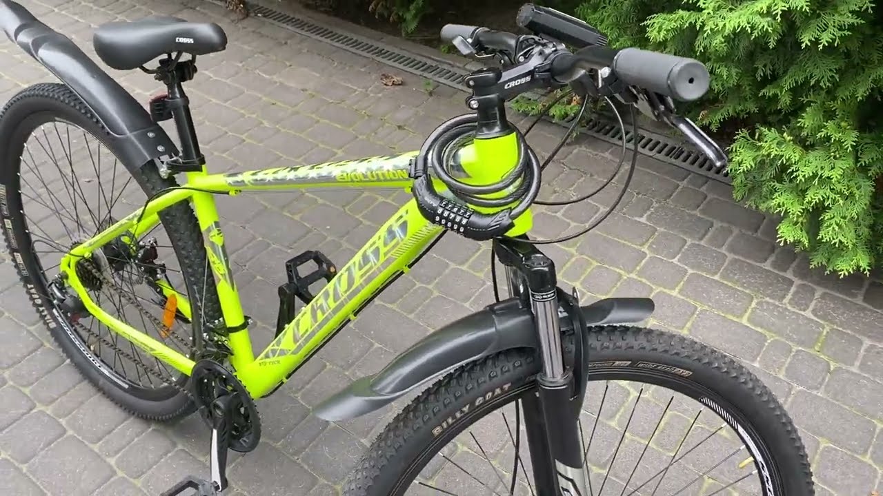 Велосипед Cross Evolution V-1 29 дюймов 17 рама Желтый/ горный MTB от 165 см/ 2022