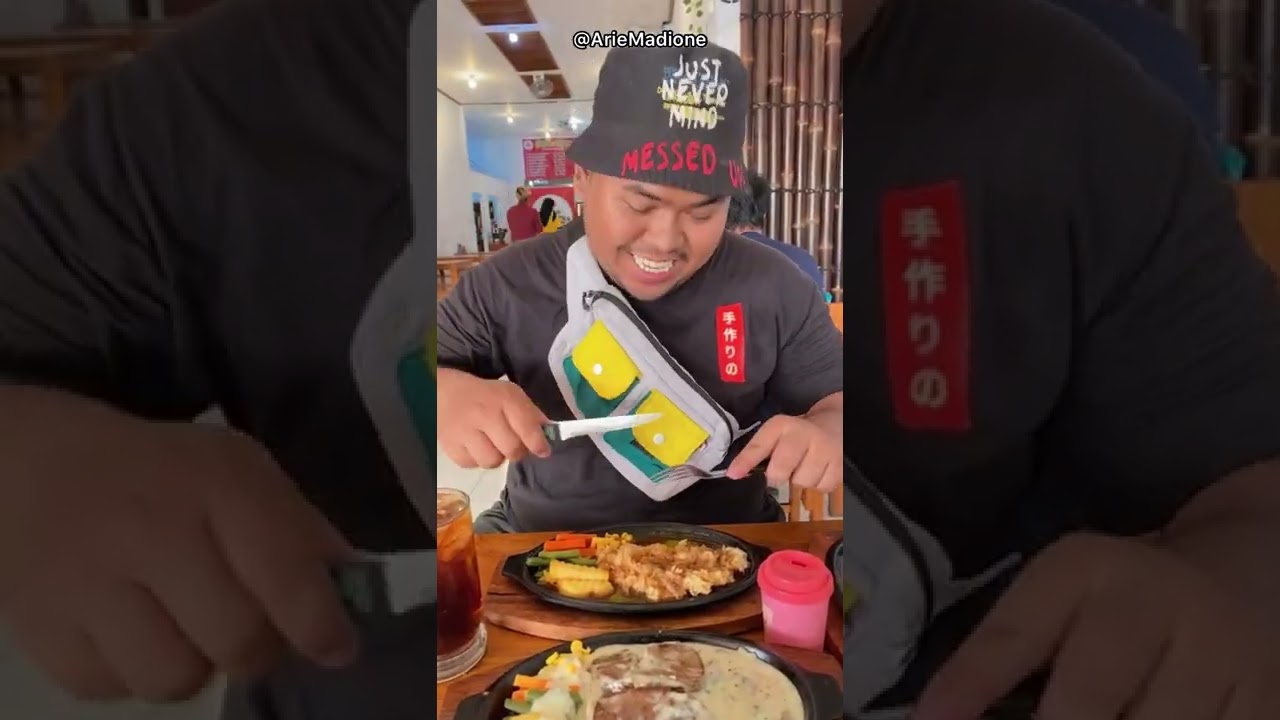 COBAIN CRISPY CHICKEN STEAK DI PUNOKAWAN STEAK MADIUN | #ngeshortsbareng #ariemadione