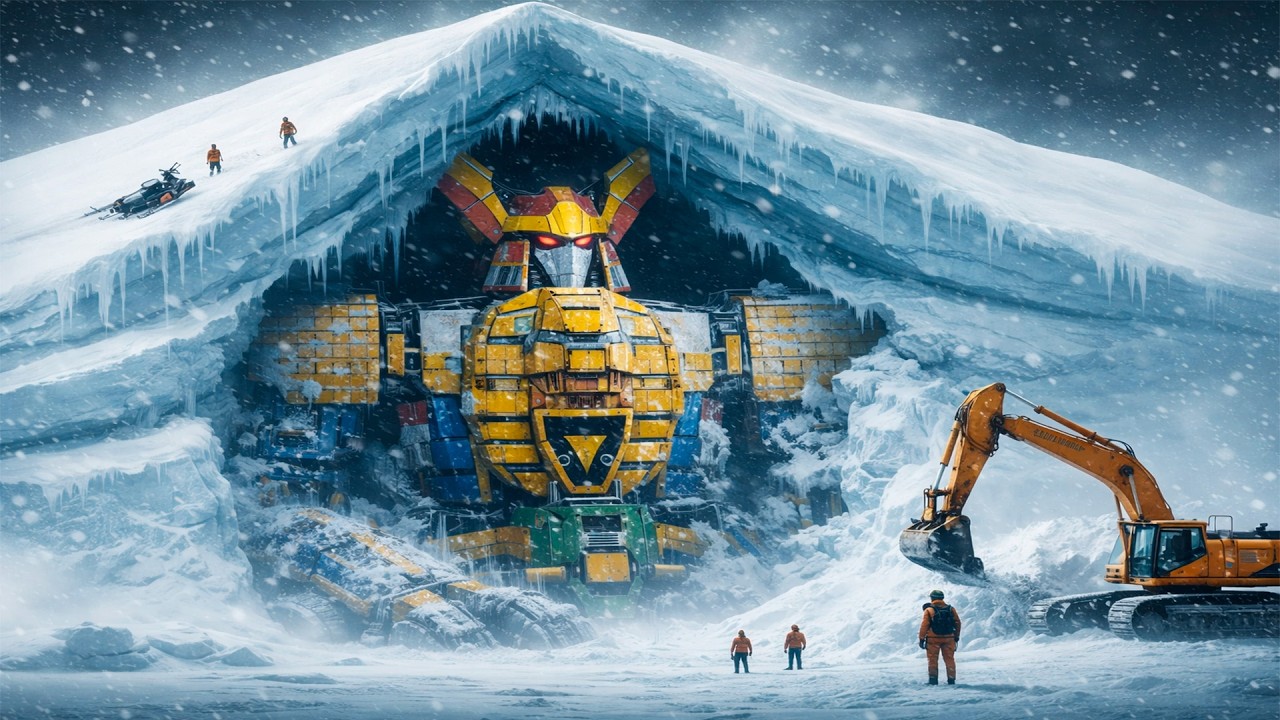 🤖 Megazord Was Discovered Beneath the Antarctic Ice… And Brought Back to Life ❄️