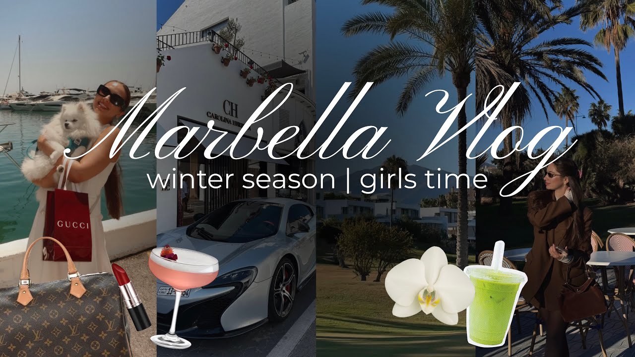 Vlog: Marbella | życie w zimę | girls time 🇪🇸🌴🎀