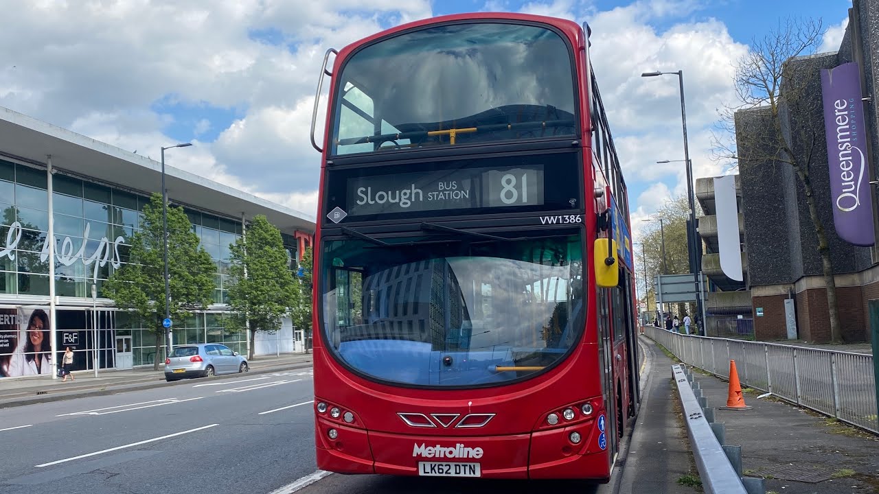 Full Thrash & Redlines | Metroline Travel Route 81 | Wright Gemini 2 Volvo B9TL (VW1386, LK62DTN)