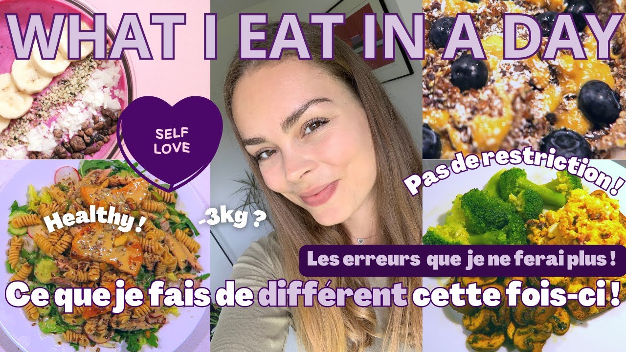 PERDRE DU POIDS sainement & sereinement : une journée dans mon assiette (actions et état d'esprit)
