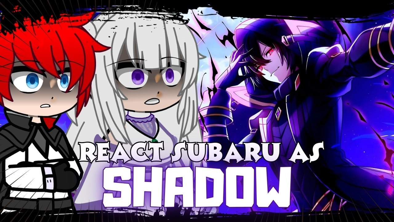 👑😈 Re:Zero React To Natsuki Subaru As Cid/Shadow (The Eminence in Shadow) [BR/ENG]